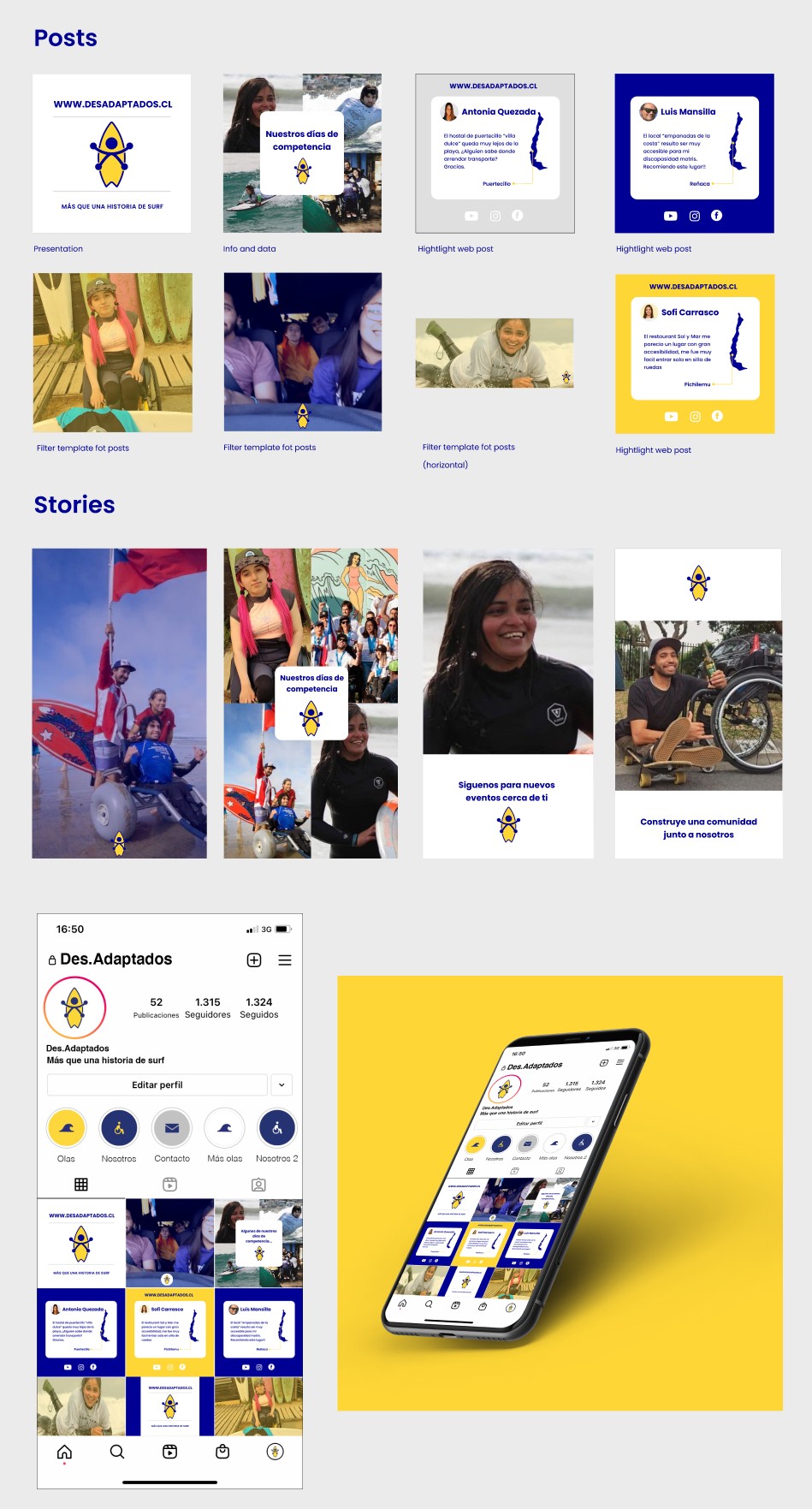Social Media DesAdaptados — Instagram