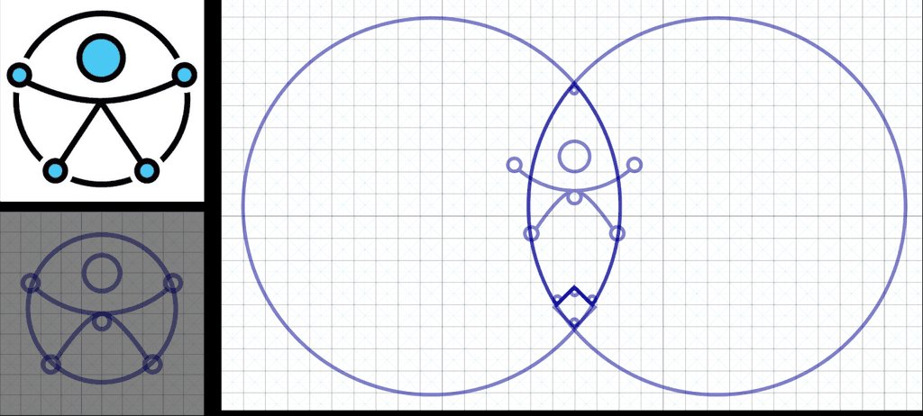 Geometría del logo DesAdaptados