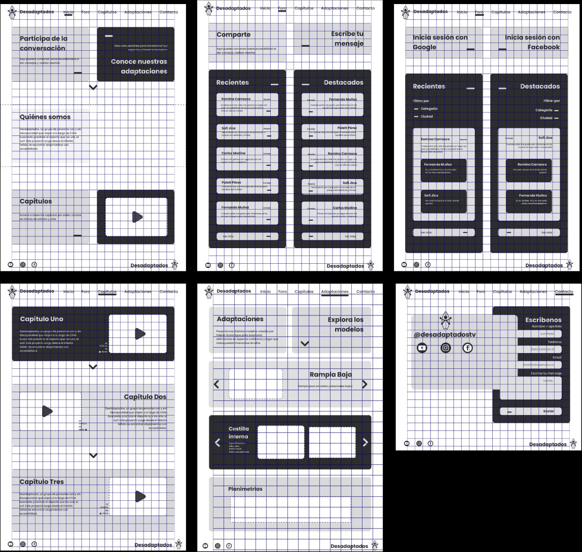Website DesAdaptados — mobile