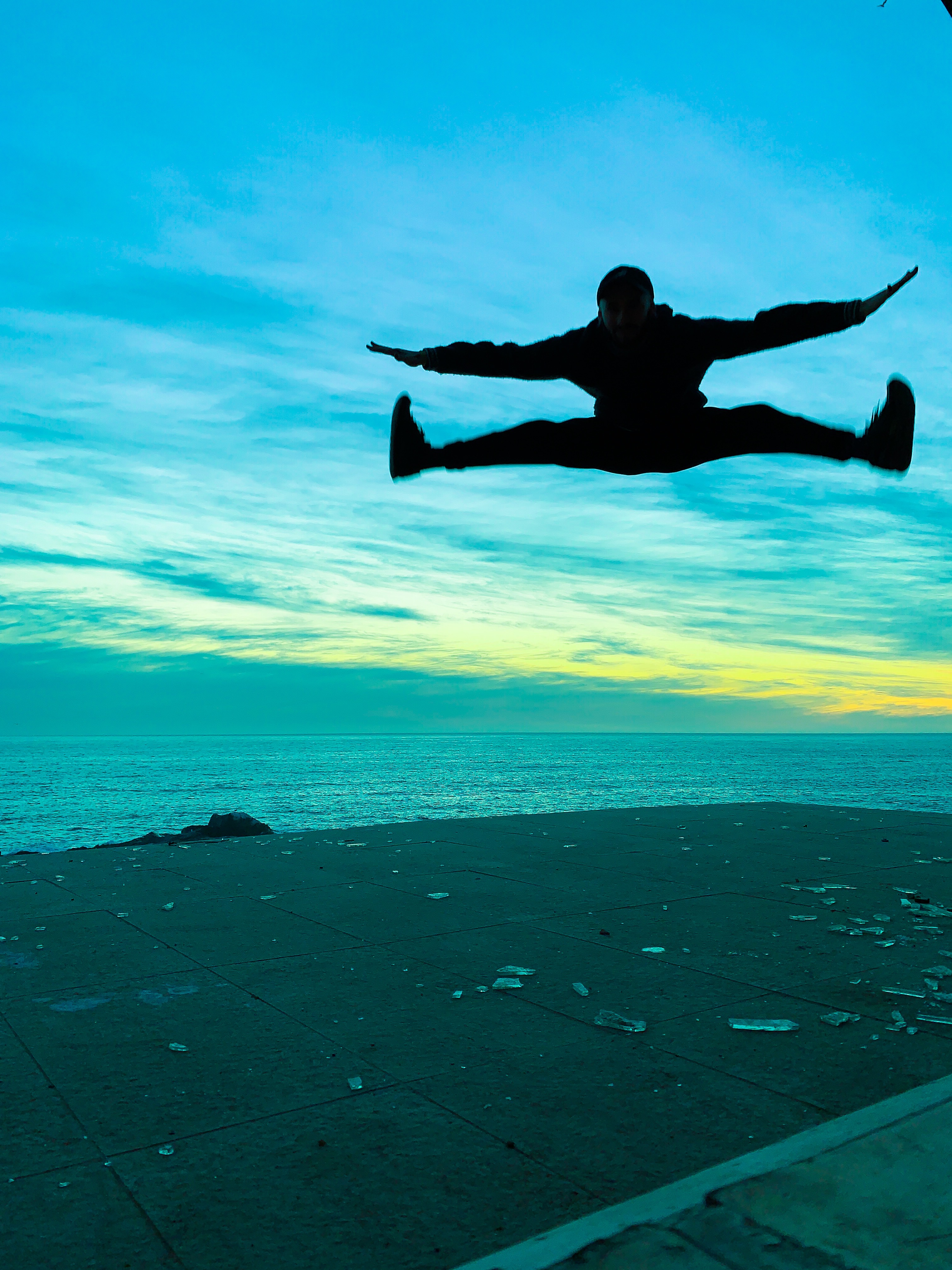 Salto al atardecer