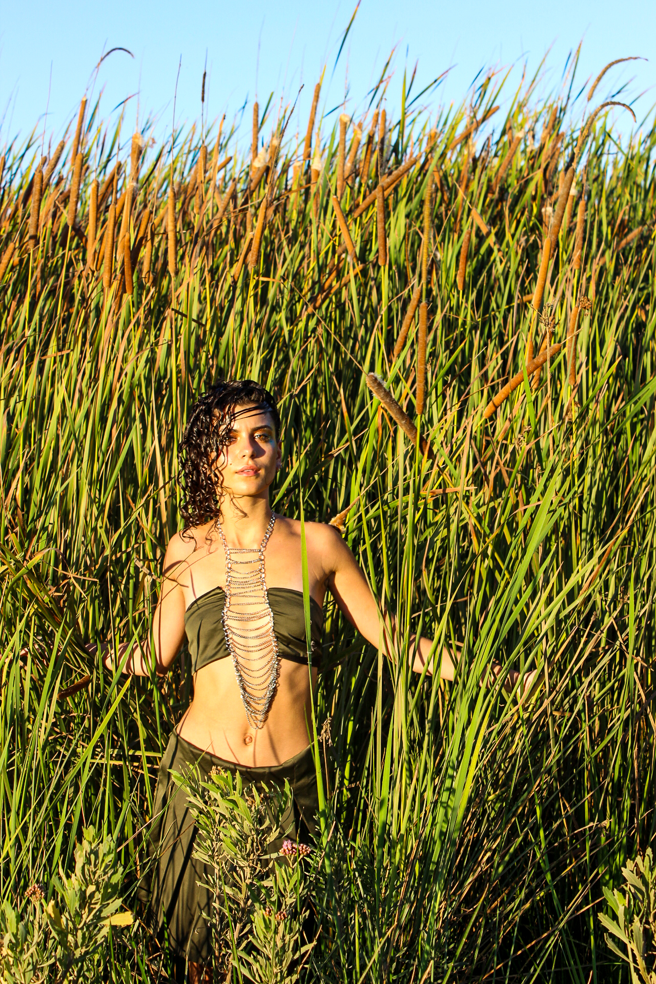 Retrato en totora