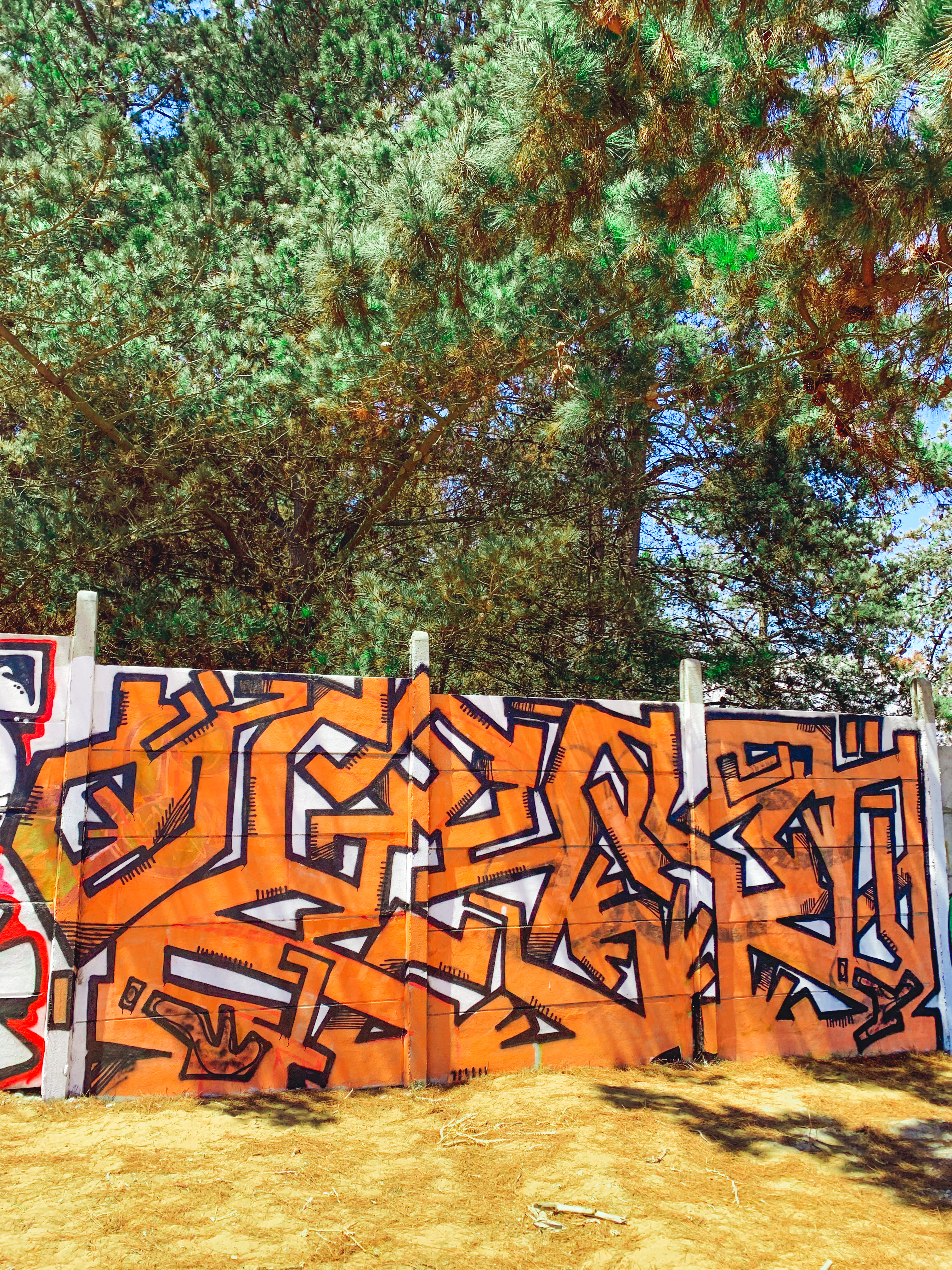 Letras naranjas